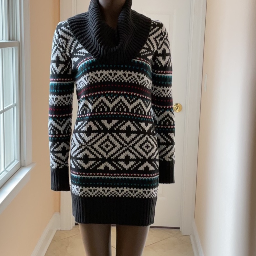 Initial sweater dress